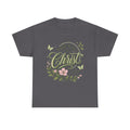 Made New in Christ Floral T-Shirt — Christian Faith Scripture Tee (2 Corinthians 5:17)
