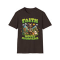 Faith Moves Mountains T-Shirt — Christian Camping Graphic Tee