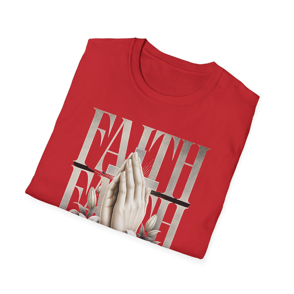 Faith Prayer Hands T-Shirt — Christian Inspirational Tee