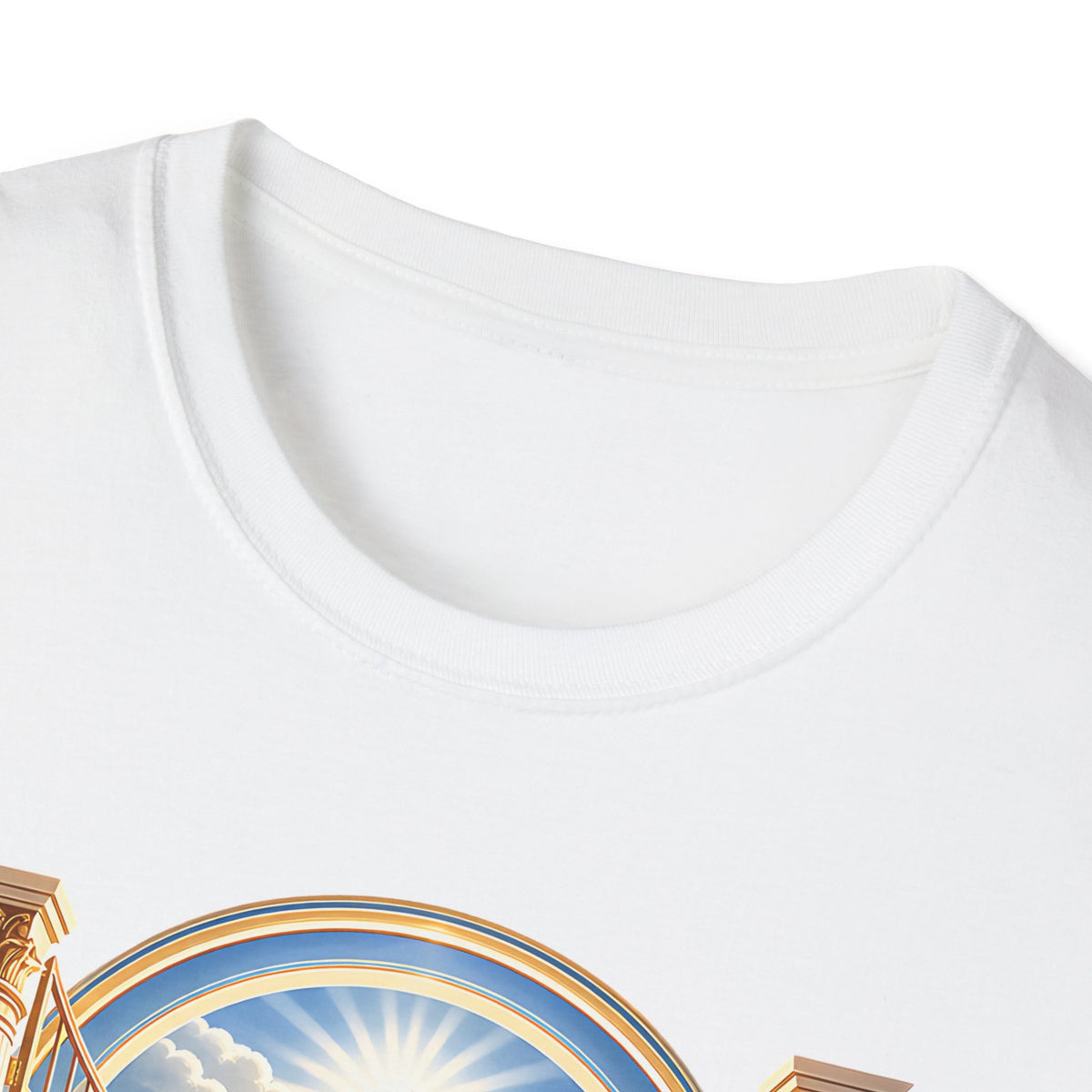 Heaven Gates T-Shirt — Jesus Walking Into Light Christian Faith Tee